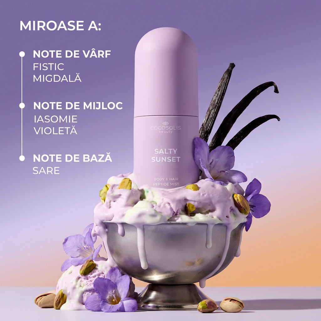 Cocosolis Salty Sunset Body & Hair Peptide Mist - Mist Hidratant cu Peptide Pentru Corp si Par