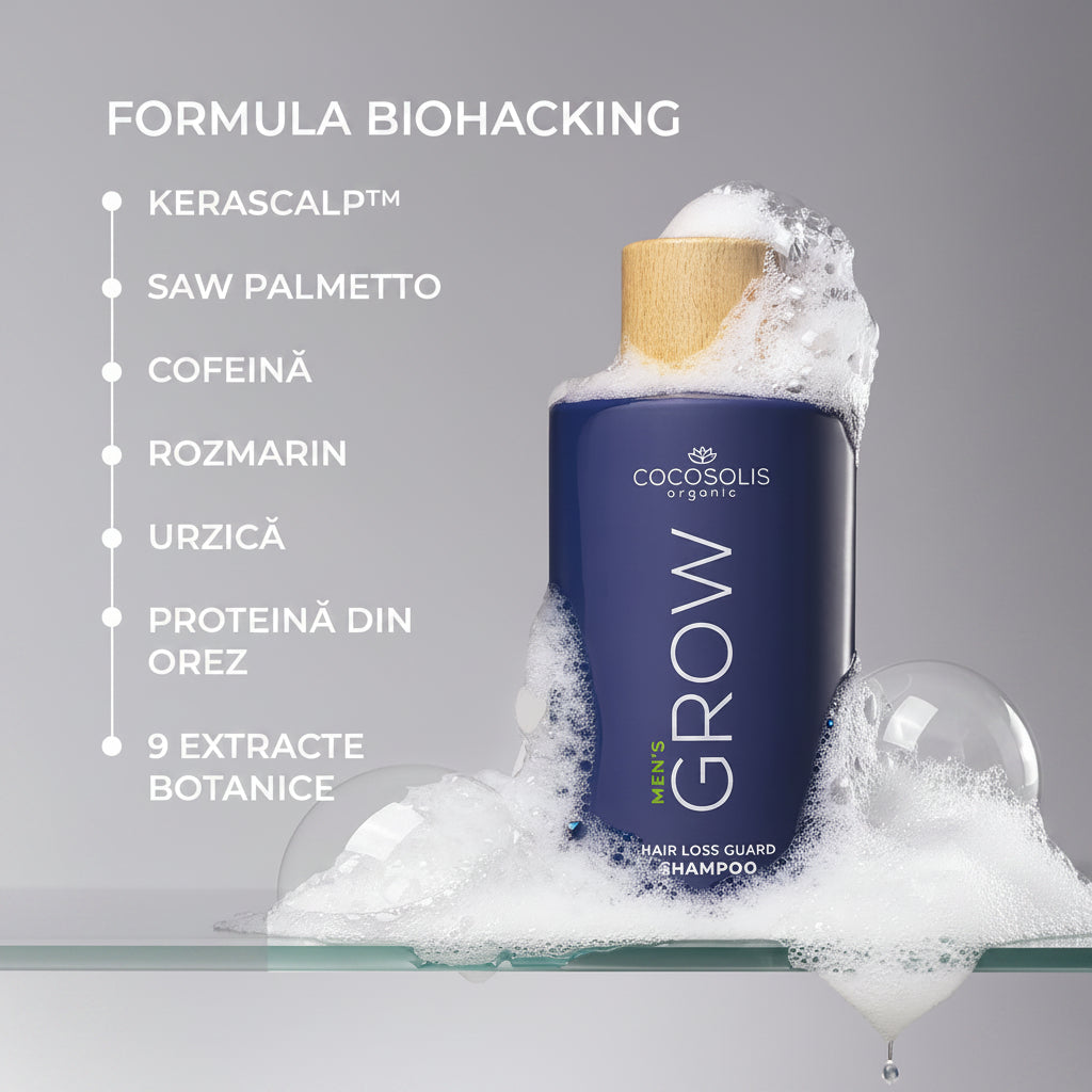 Cocosolis GROW Men Hair Loss Guard Shampoo 250ml - Sampon Pentru Barbati Anti-Cadere Par