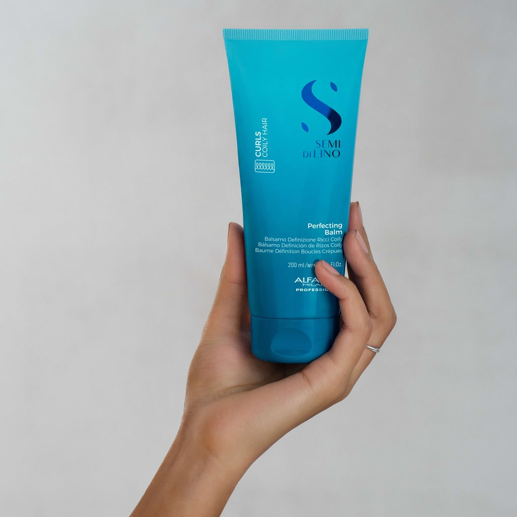 Alfaparf Curls Coily Hair Perfecting Balm 200ml - Balsam Pentru Par Cret Sau Ondulat