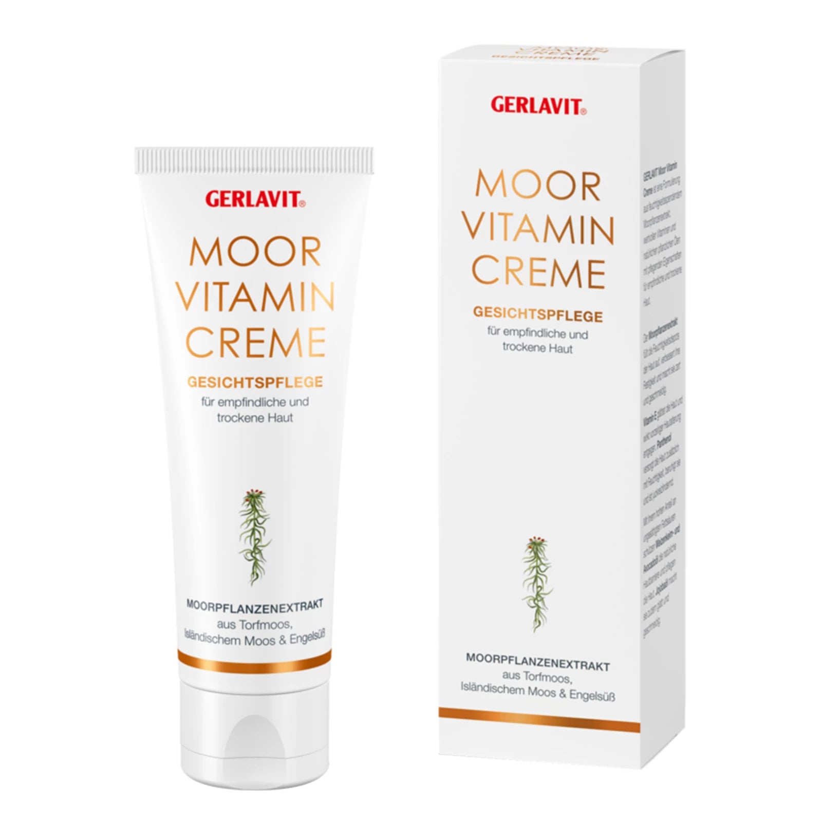 Gehwol Gerlavit Moor Vitamin Cream - Crema Intensiva de Fata Pentru Ten Sensibil si Uscat 75ml - Beauty Lounge