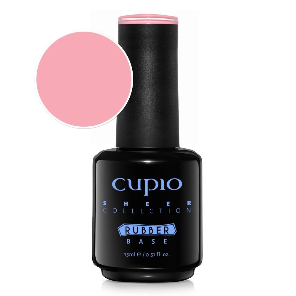 Cupio Rubber Base Sheer Collection Rose Water - Oja Semipermanenta