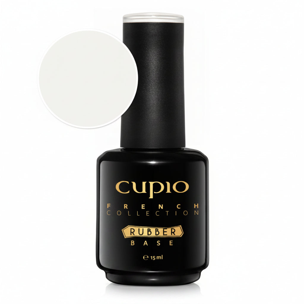 Cupio Rubber Base French Collection Milky White 15ml - Oja Semipermanenta