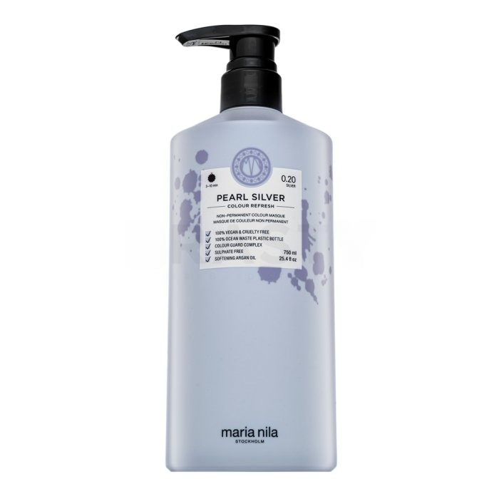 Maria Nila Colour Refresh Pearl Silver 0.20 - Masca de Par Nuantatoare 750ml