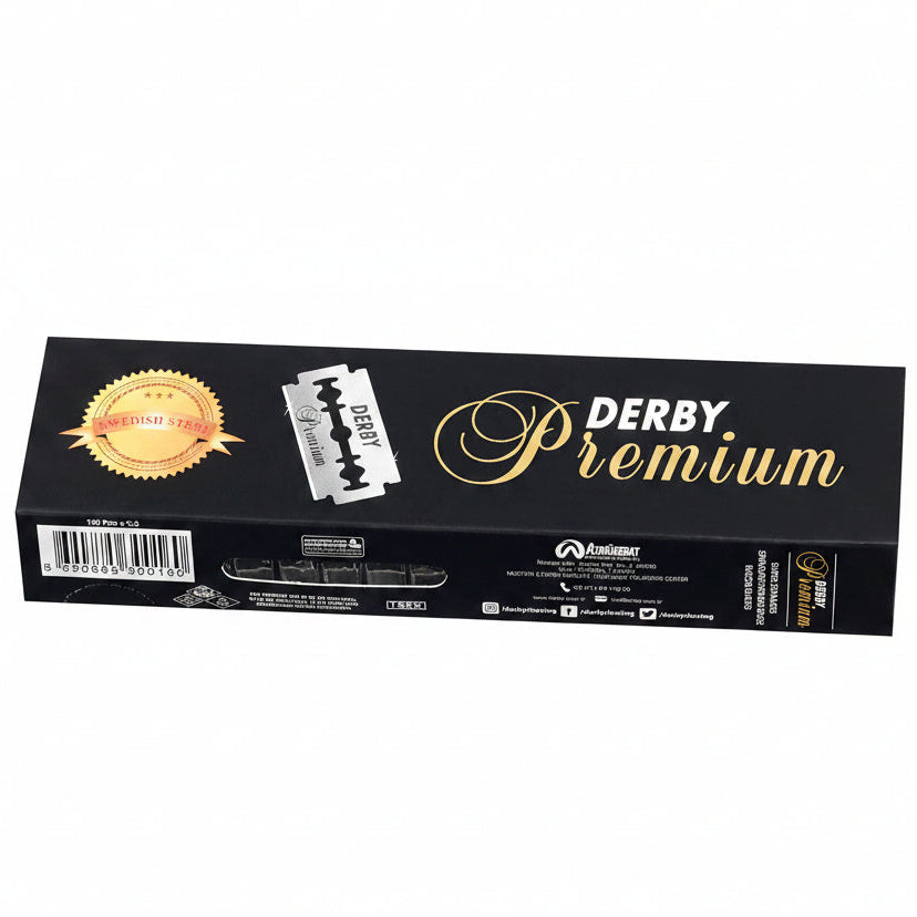 Derby Premium Double Edge Razor Blades 100pcs - Lame Duble Premium Pentru Aparat de Ras