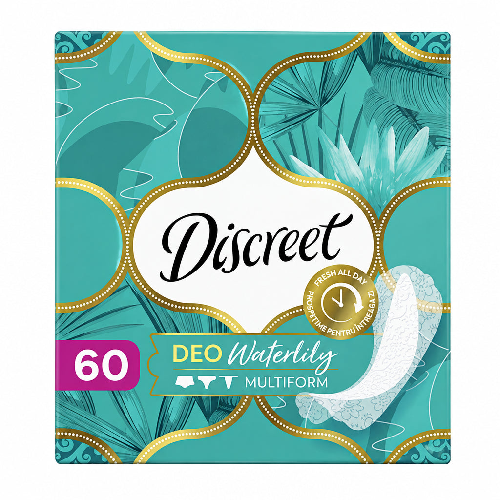 Discreet Waterlily 60buc - Absorbante Zilnice Parfumate