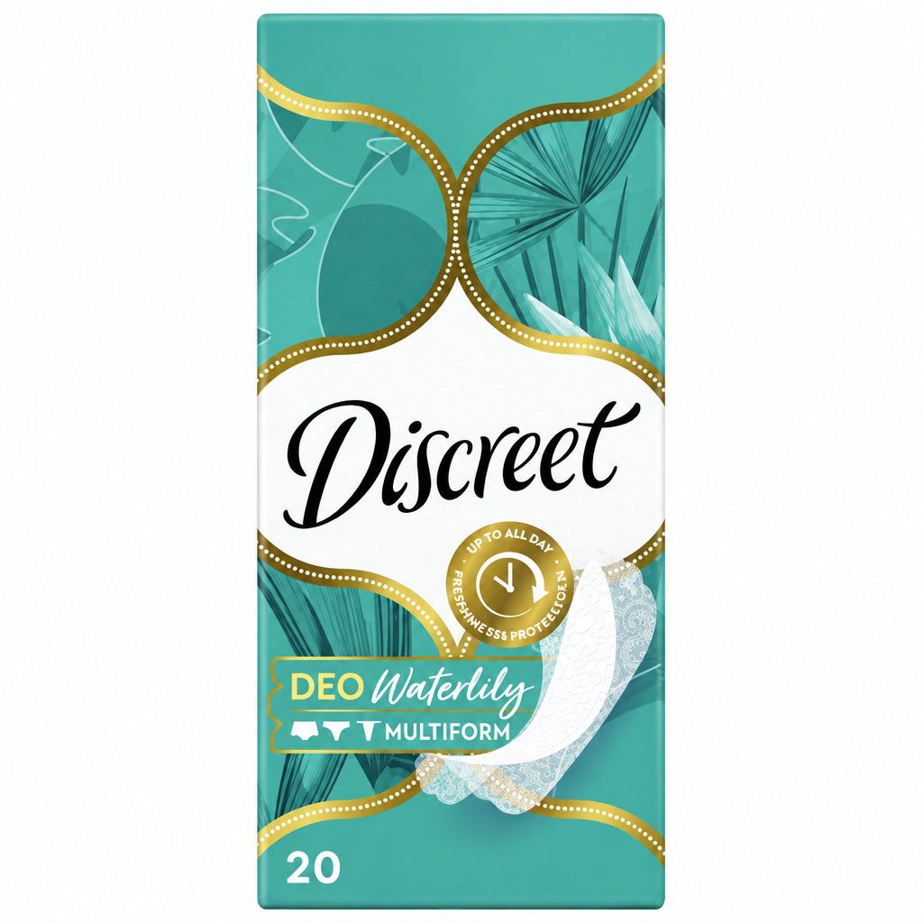 Discreet Waterlily Deo 20buc - Absorbante Zilnice Parfumate
