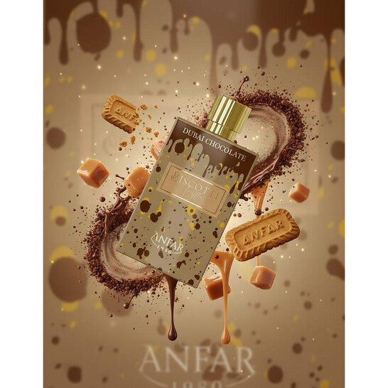 Anfar 1950 Dubai Chocolate Biscotti Truffle 100ml - Extract de Parfum Unisex Gurmand-Vanilat