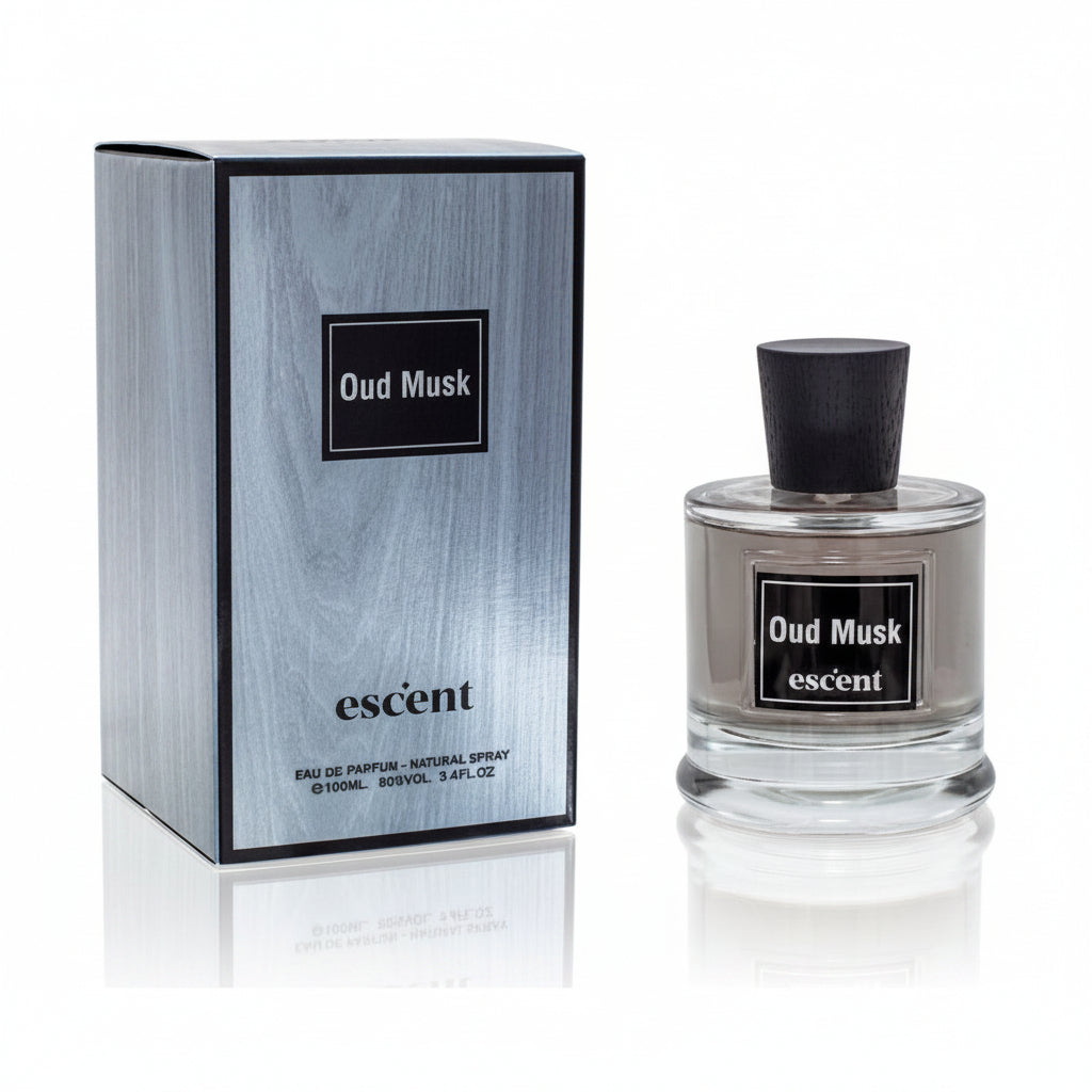 Escent Oud Musk 100ml - Apa de Parfum Unisex Oriental-Lemnos