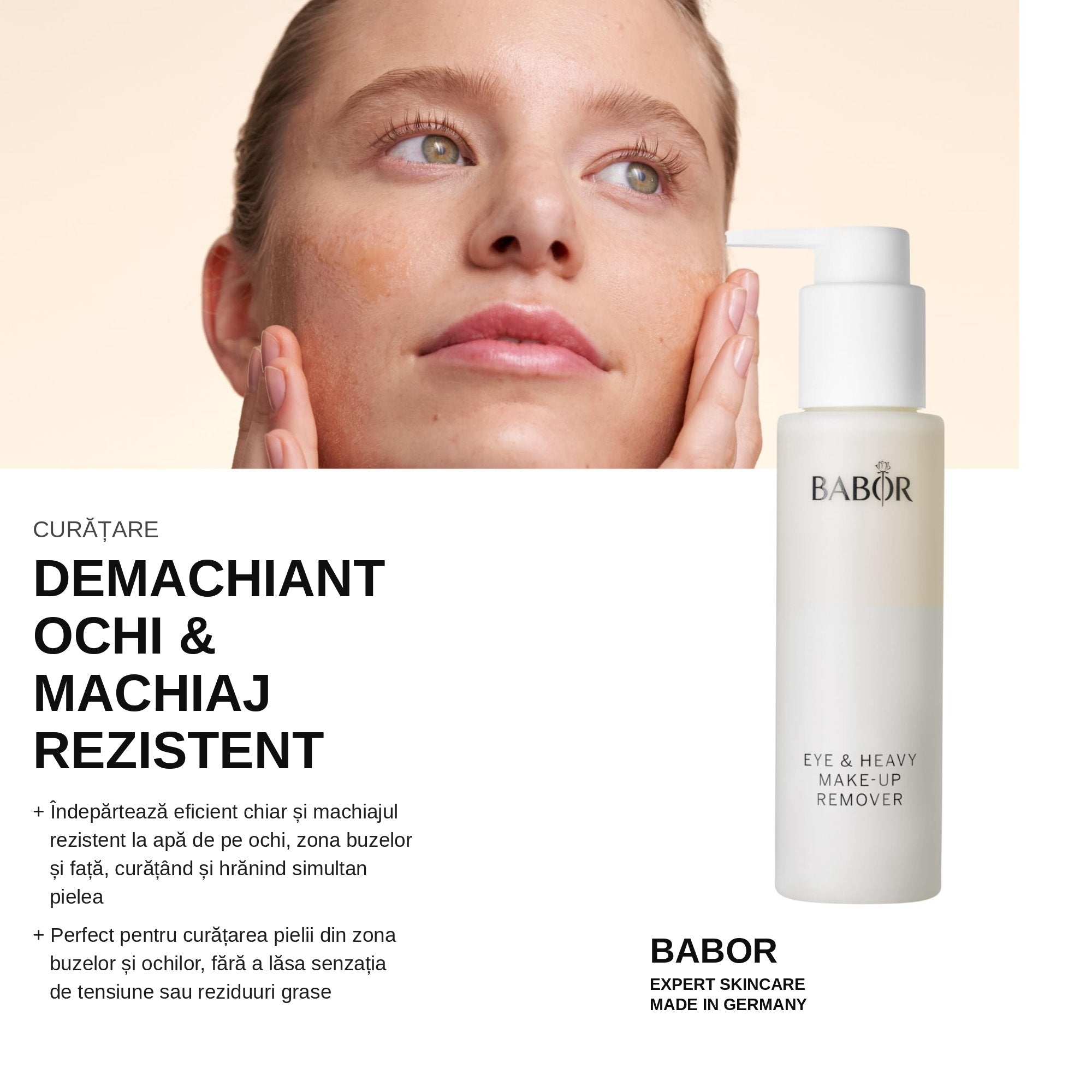 Babor Eye and Heavy Make-Up Remover 100ml - Demachiant Bifazic Pentru Ochi