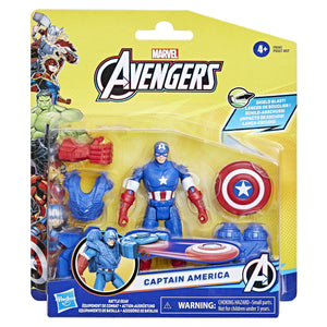 Avengers Epic Hero Battle Gear - Figurina Captain America 10cm
