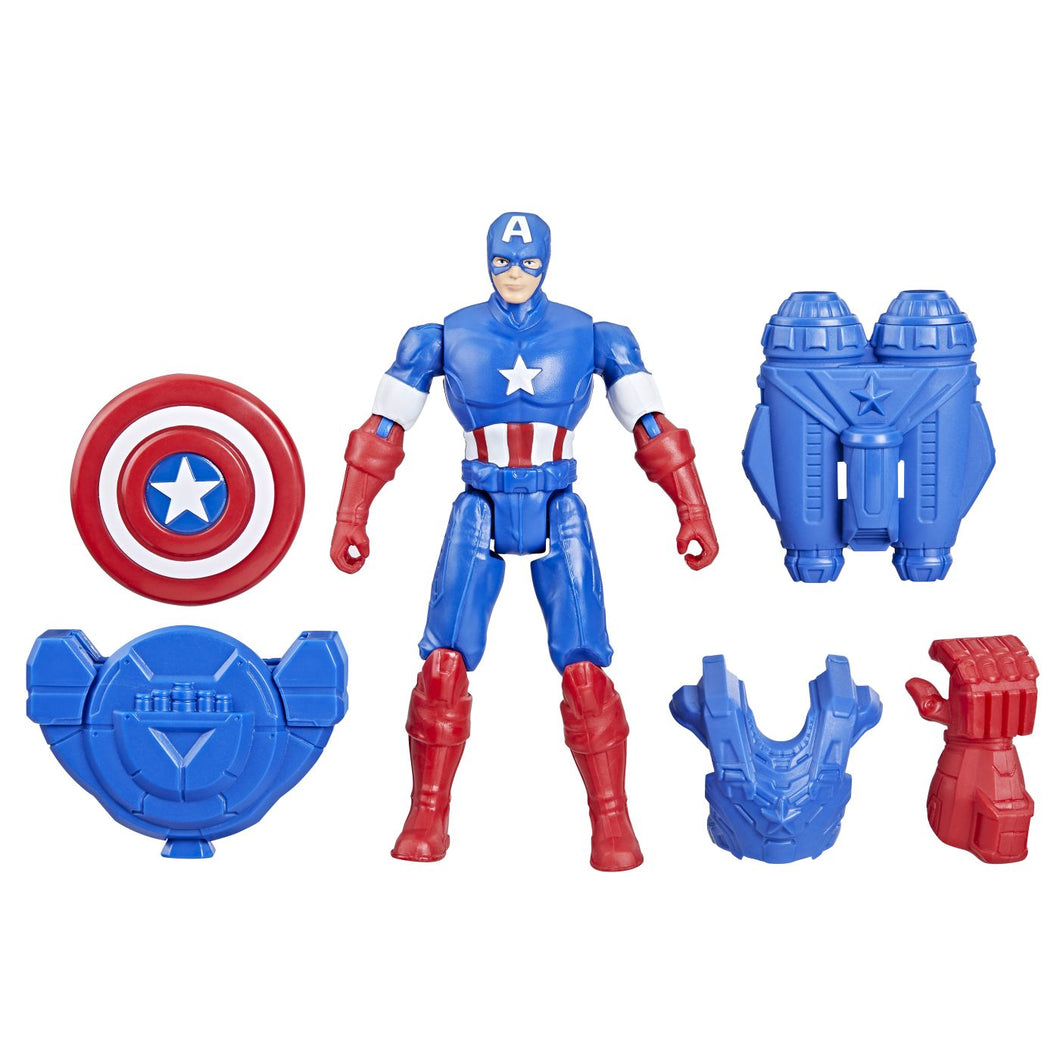 Avengers Epic Hero Battle Gear - Figurina Captain America 10cm