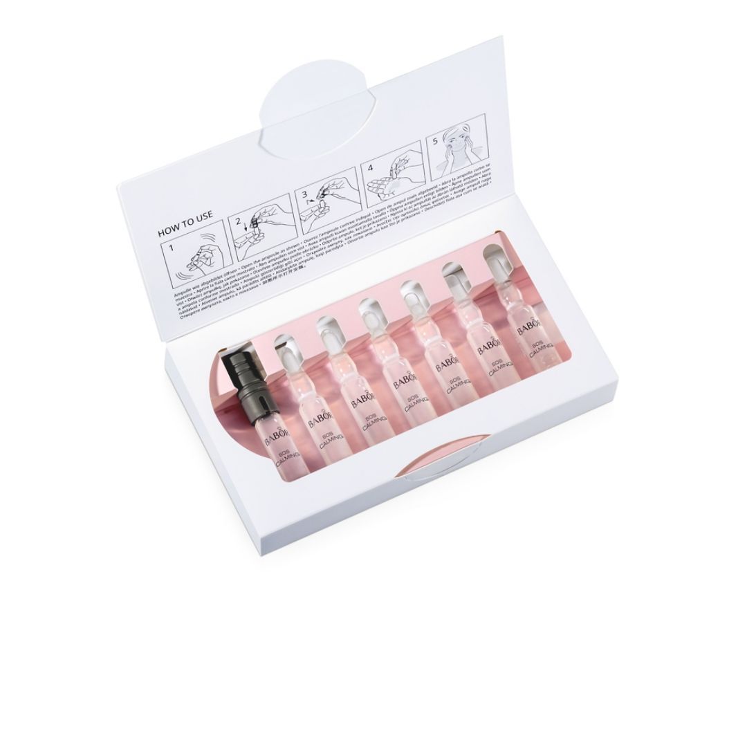 Babor SOS Calming Ampoules 7x2ml - Fiole Concentrate Pentru Ten Sensibil