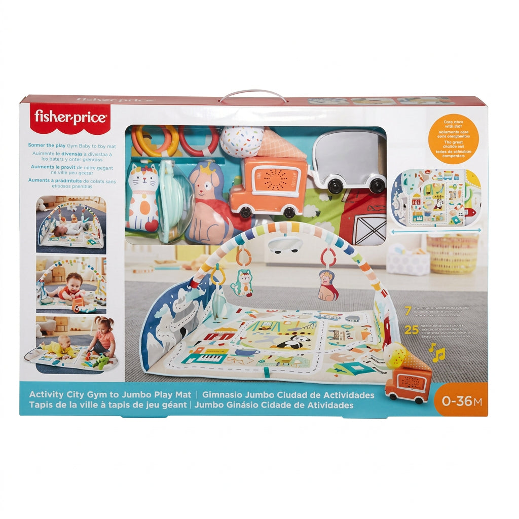 Fisher Price Activitati in Oras - Covor Educativ Pentru Bebelusi