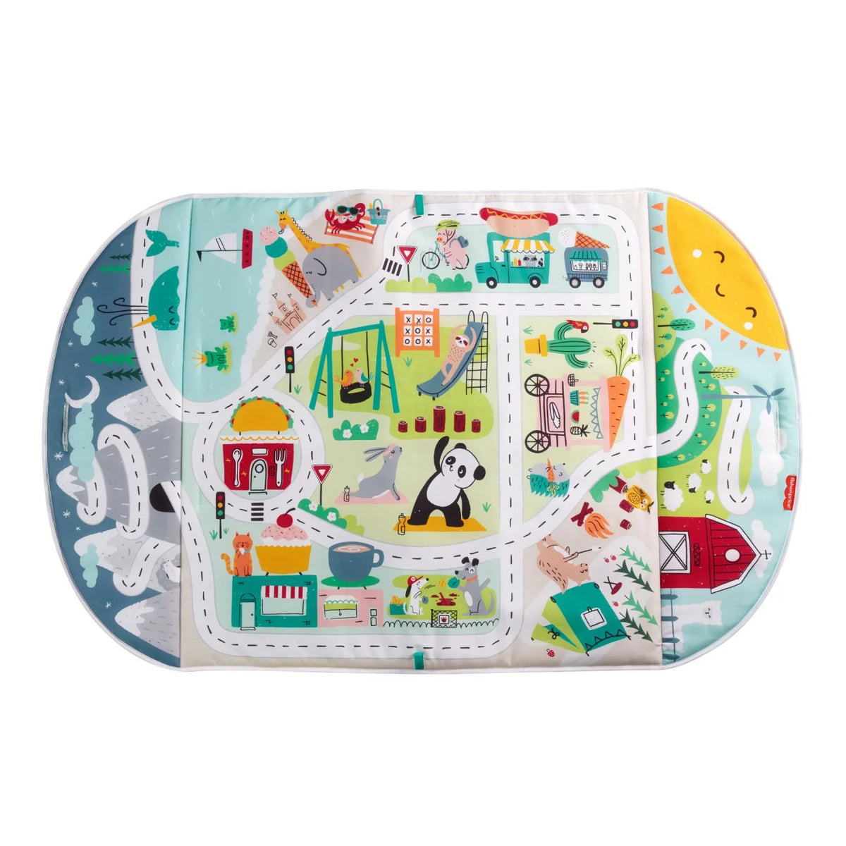 Fisher Price Activitati in Oras - Covor Educativ Pentru Bebelusi