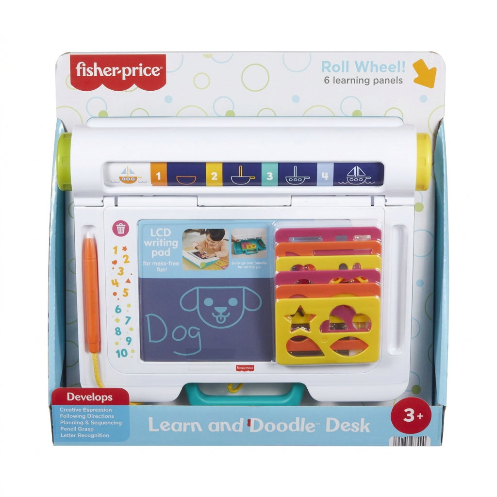 Fisher Price Birou de Invatare - Tableta Pentru Scris si Desenat
