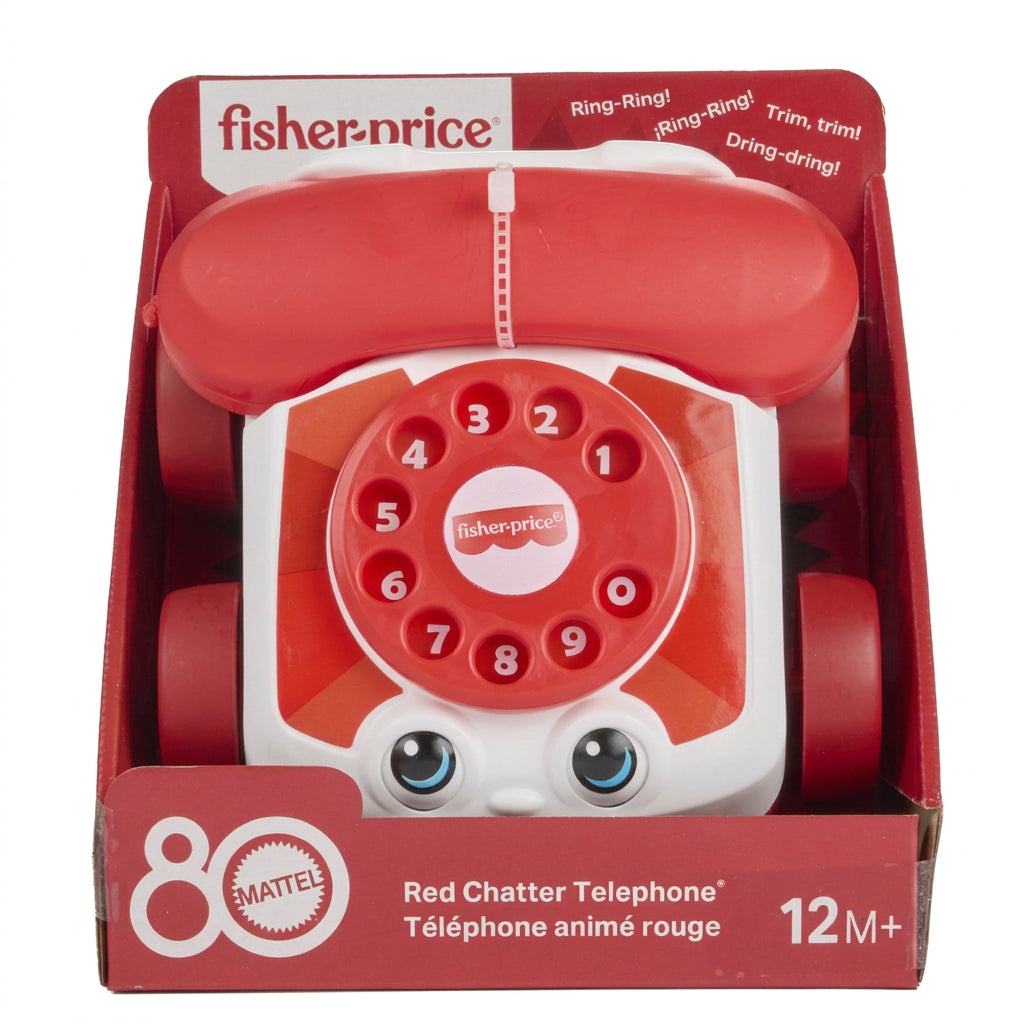Fisher Price Jucarie Interactiva Pentru Copii - Telefon Rosu