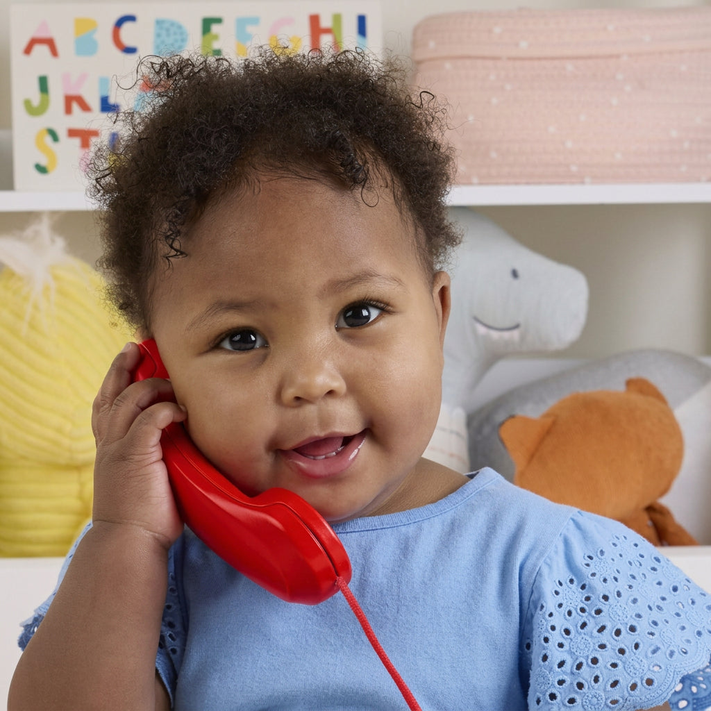 Fisher Price Jucarie Interactiva Pentru Copii - Telefon Rosu