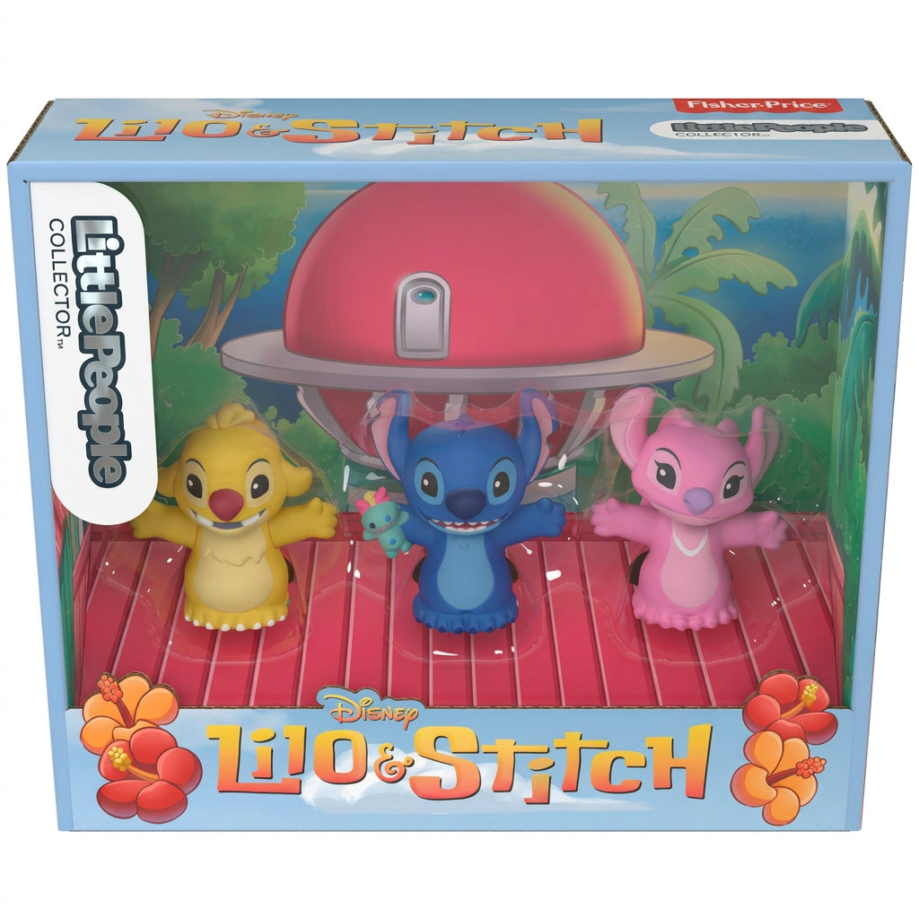 Fisher Price Little People Collector Disney Lilo and Stitch - Set 3 Figurine