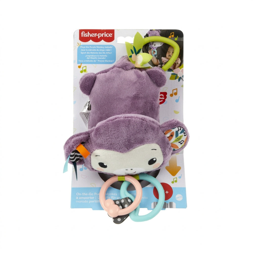 Fisher Price Maimutica Mov - Jucarie de Agatat Muzicala Pentru Bebelusi