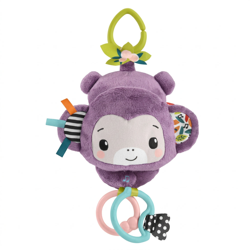 Fisher Price Maimutica Mov - Jucarie de Agatat Muzicala Pentru Bebelusi