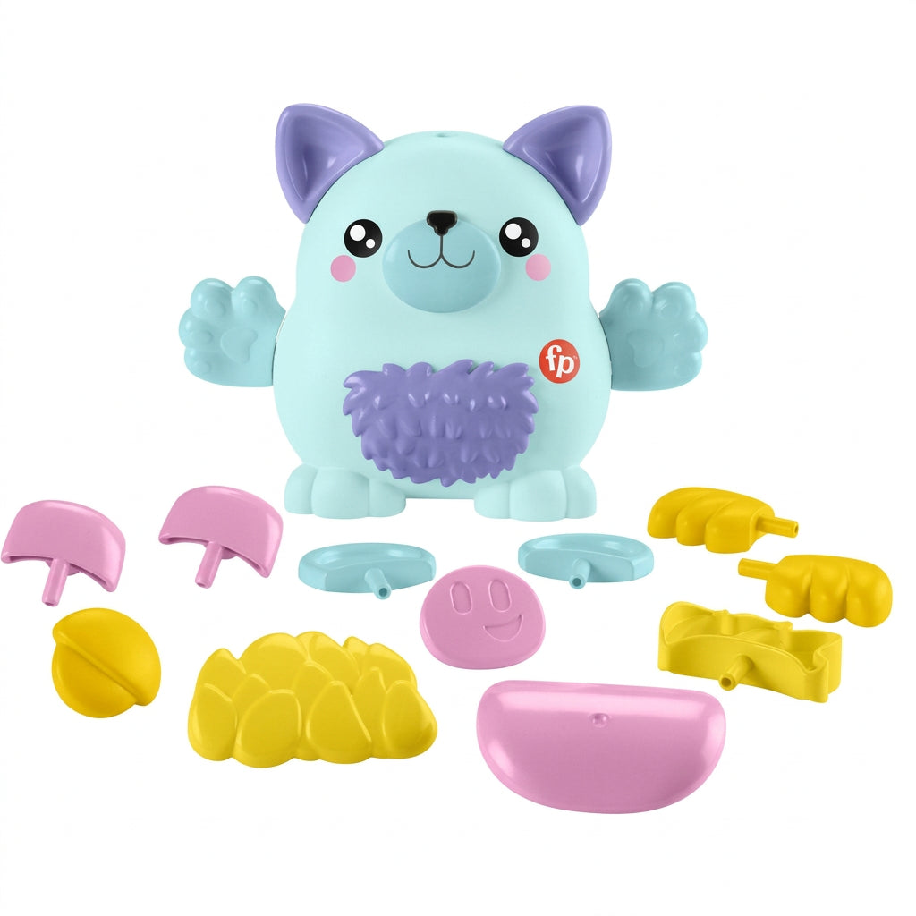 Fisher Price Mix and Match Animalut - Jucarie de Constructie cu 17 Piese