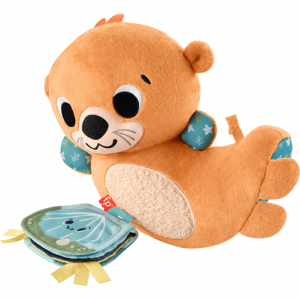 Fisher Price Rockin Tummy Time - Jucarie Senzoriala de Plus Model Vidra