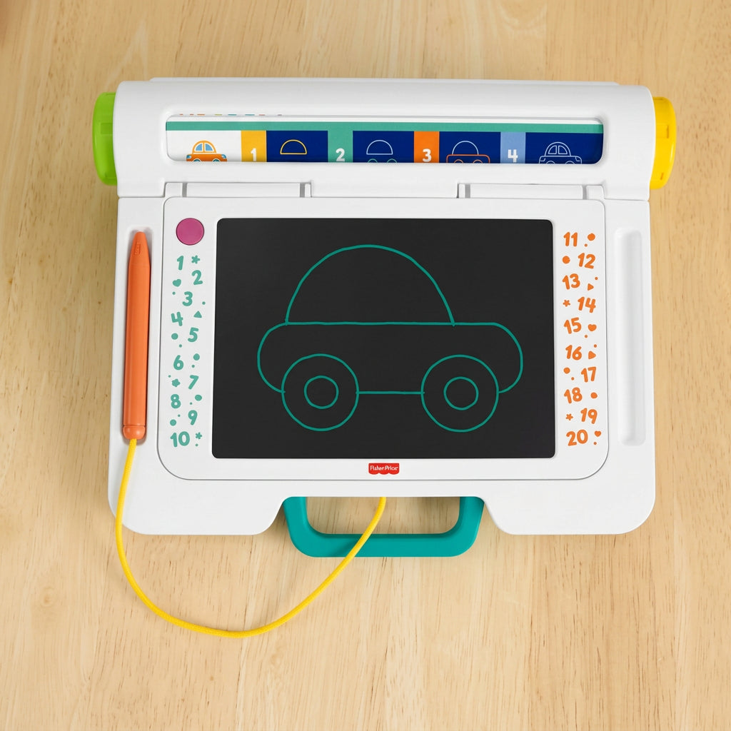 Fisher Price Birou de Invatare - Tableta Pentru Scris si Desenat
