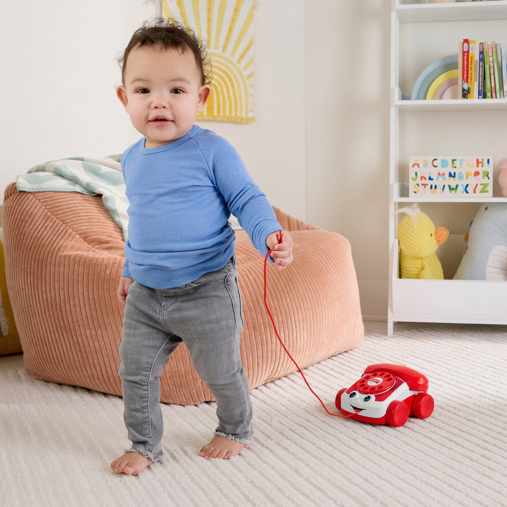 Fisher Price Jucarie Interactiva Pentru Copii - Telefon Rosu