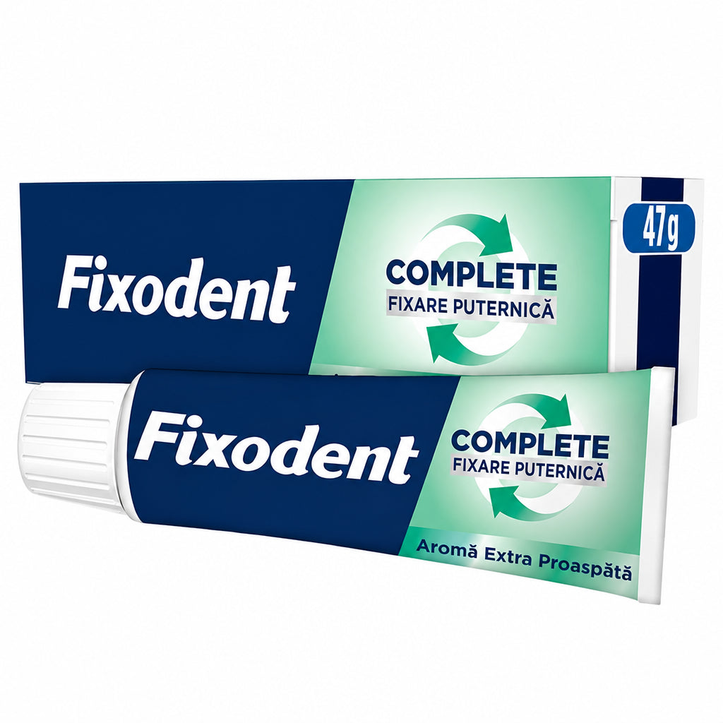 Fixodent Complete Extra Fresh 47g - Crema Adeziva Pentru Proteza Dentara