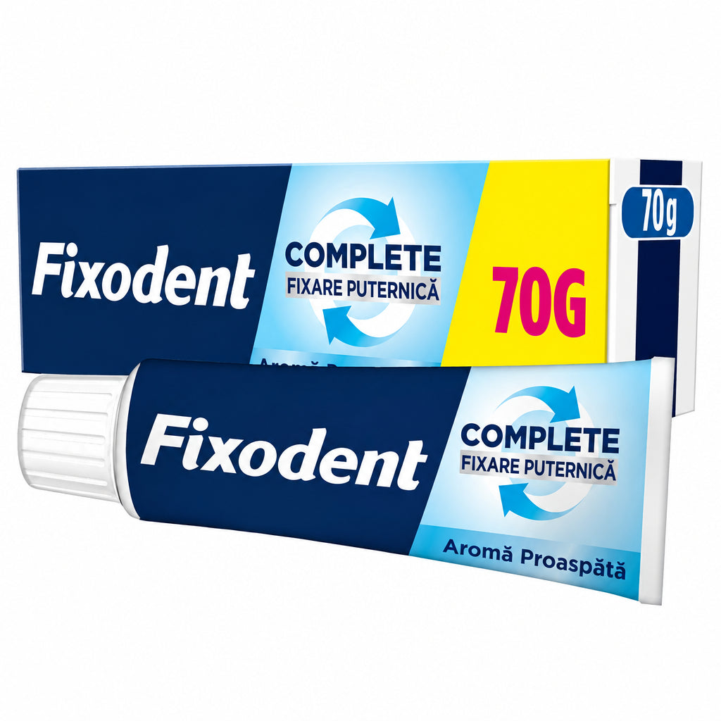 Fixodent Complete Strong Hold Fresh 70g - Crema Adeziva Pentru Proteza Dentara