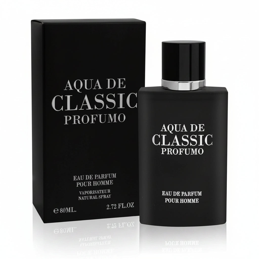 Fragrance World Aqua De Classic Profumo 80ml - Apa de Parfum Pentru Barbati Aromatic-Acvatic