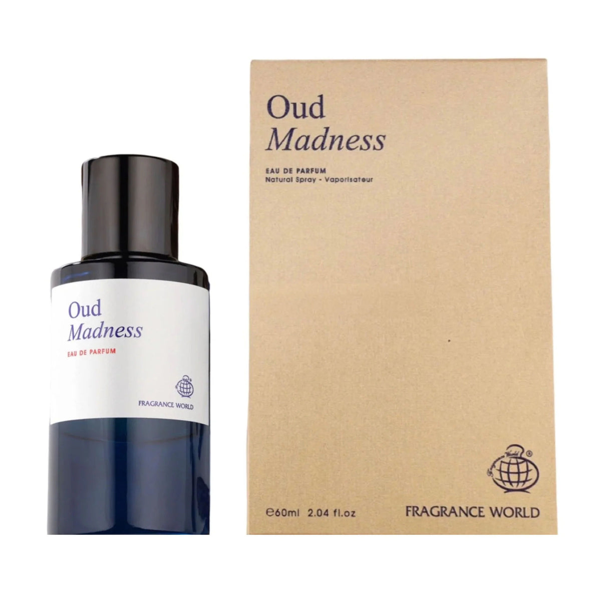 Fragrance World Oud Madness 60ml - Apa de Parfum Unisex