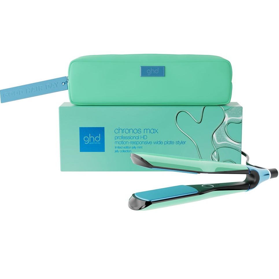 GHD Chronos Max Jelly Mint Wide Plate Ultra Gloss Styler - Placa de Par Profesionala - Beauty Lounge