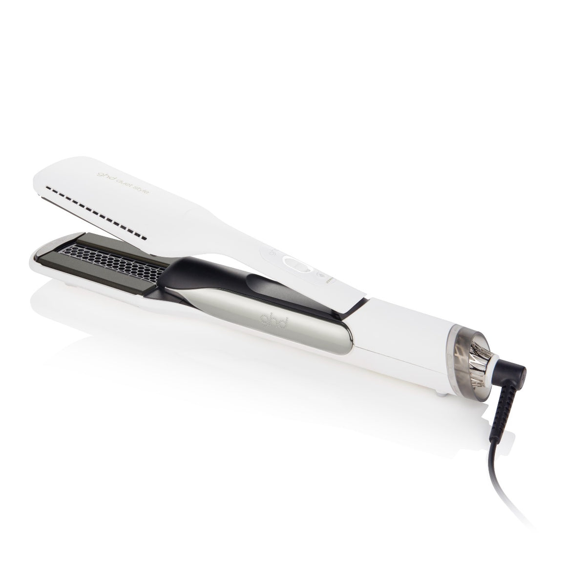 GHD Duet Style White - Placa Profesionala cu Aer Cald 2-in-1 Pentru Uscare si Indreptare