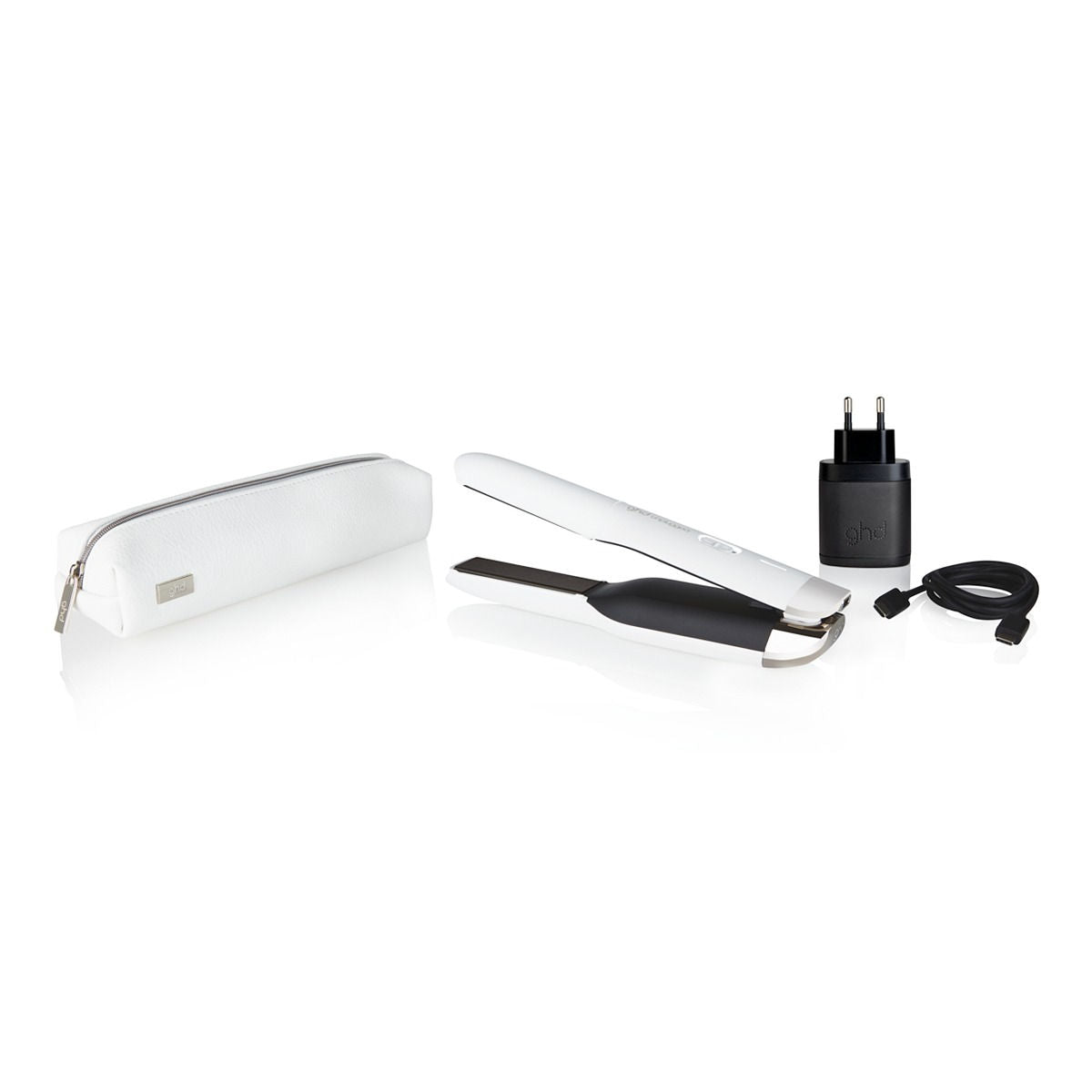 GHD Unplugged White - Placa Profesionala Fara Fir cu Tehnologie Hybrid Co-Lithium