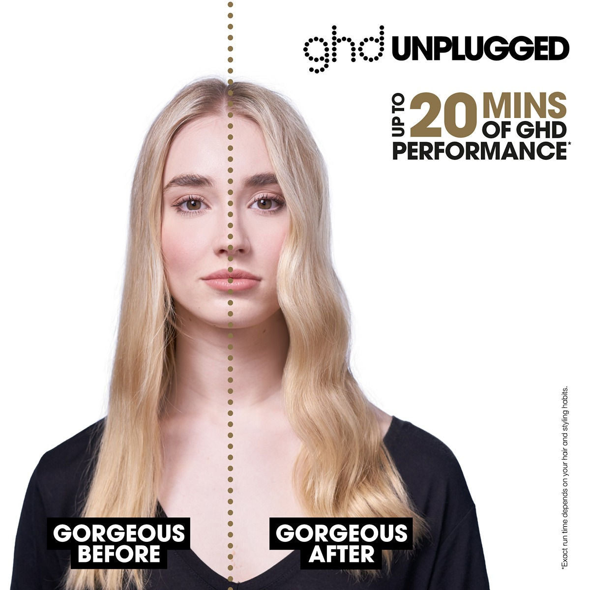 GHD Unplugged White - Placa Profesionala Fara Fir cu Tehnologie Hybrid Co-Lithium