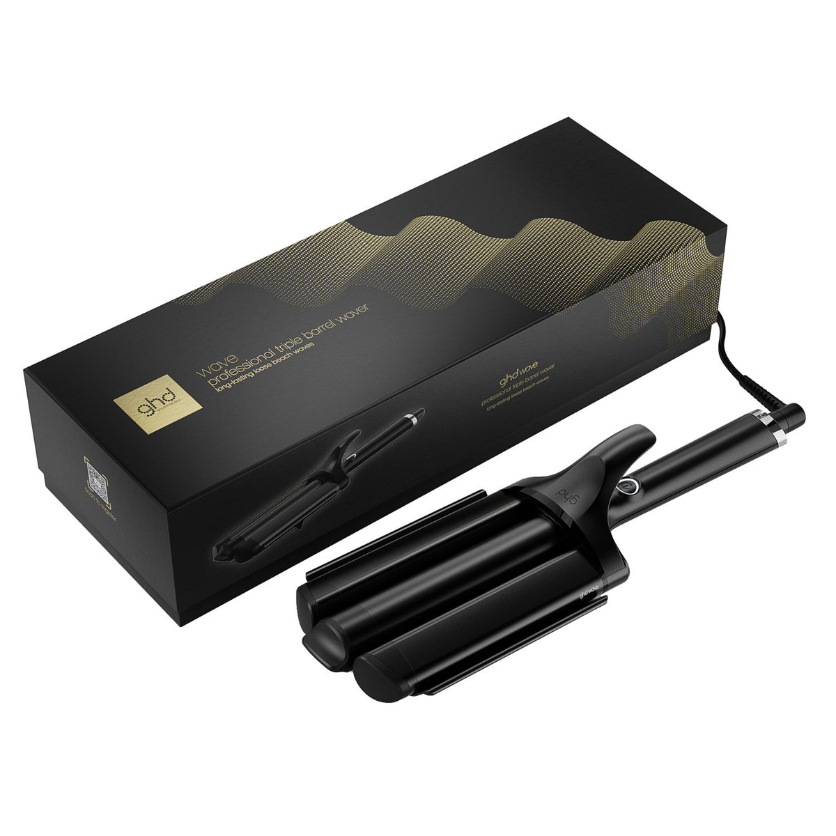 GHD Wave Rapunzel Triple Barrel - Ondulator Profesional pentru Beach Waves Perfecte