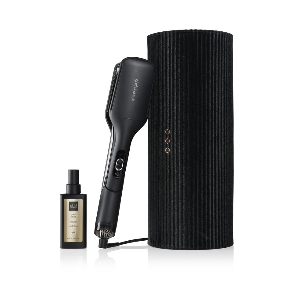 GHD Wet To Dry Duet Style Gift Set 23/24 - Placa 2-in-1 + Ulei Sleek Talker 95ml
