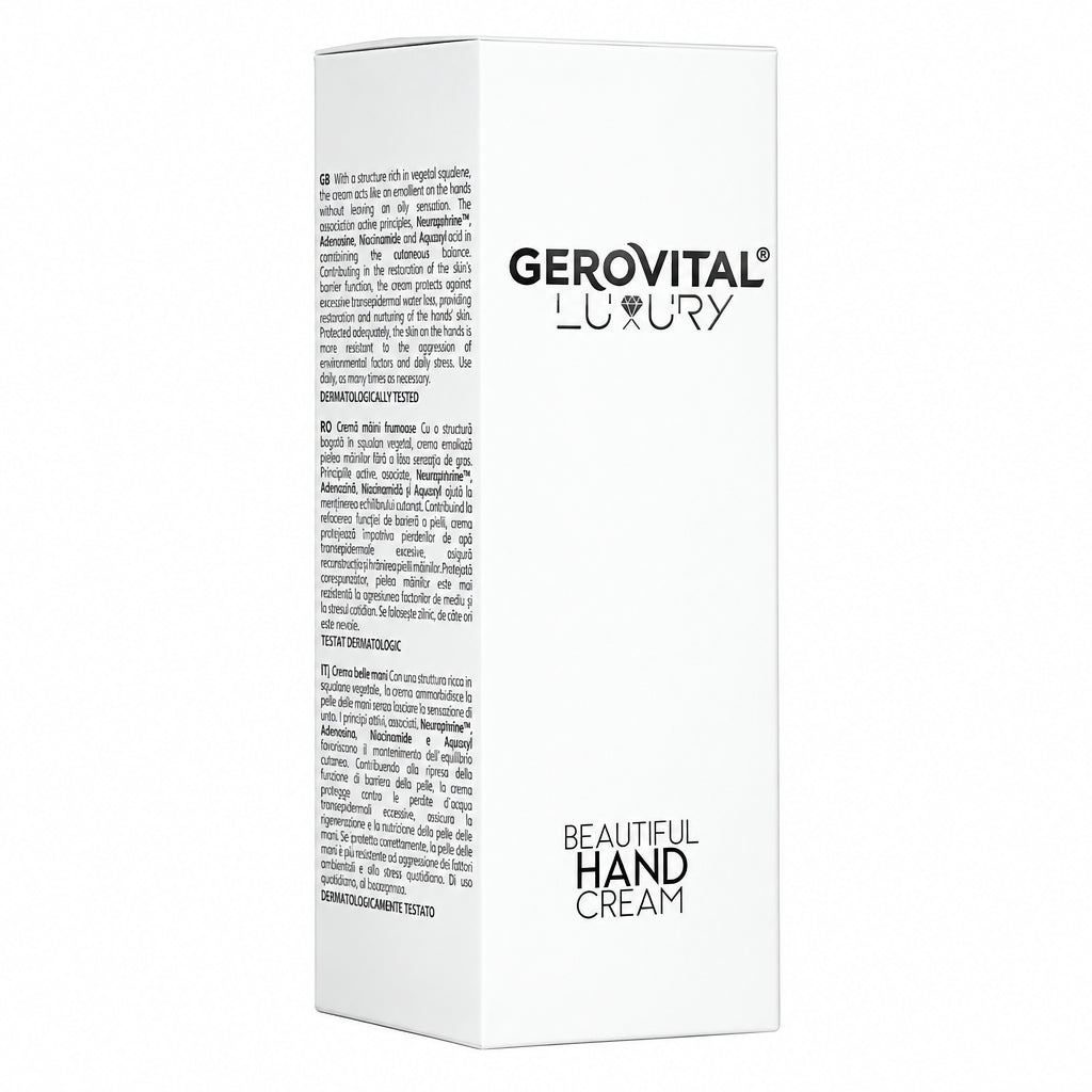 Gerovital Luxury Beautiful Hand Cream 100ml - Crema Hidratanta cu Ulei de Argan