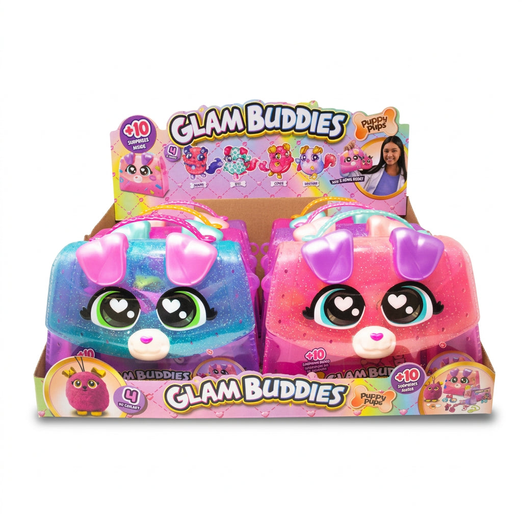 Glam Buddies Puppy Pups Bag - Poseta Catelus Model Surpriza