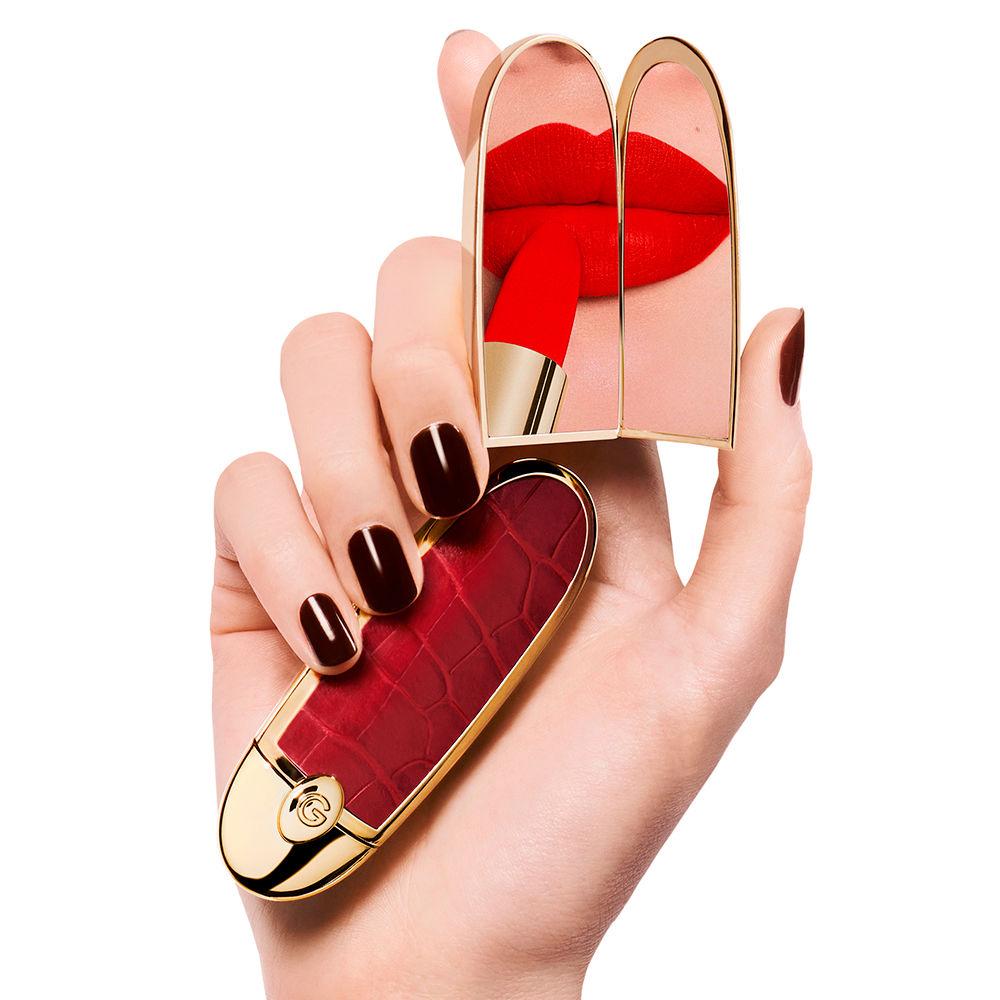 Guerlain Rouge G Le Croco - Carcasa Bijuterie cu Oglinda Dubla Pentru Ruj