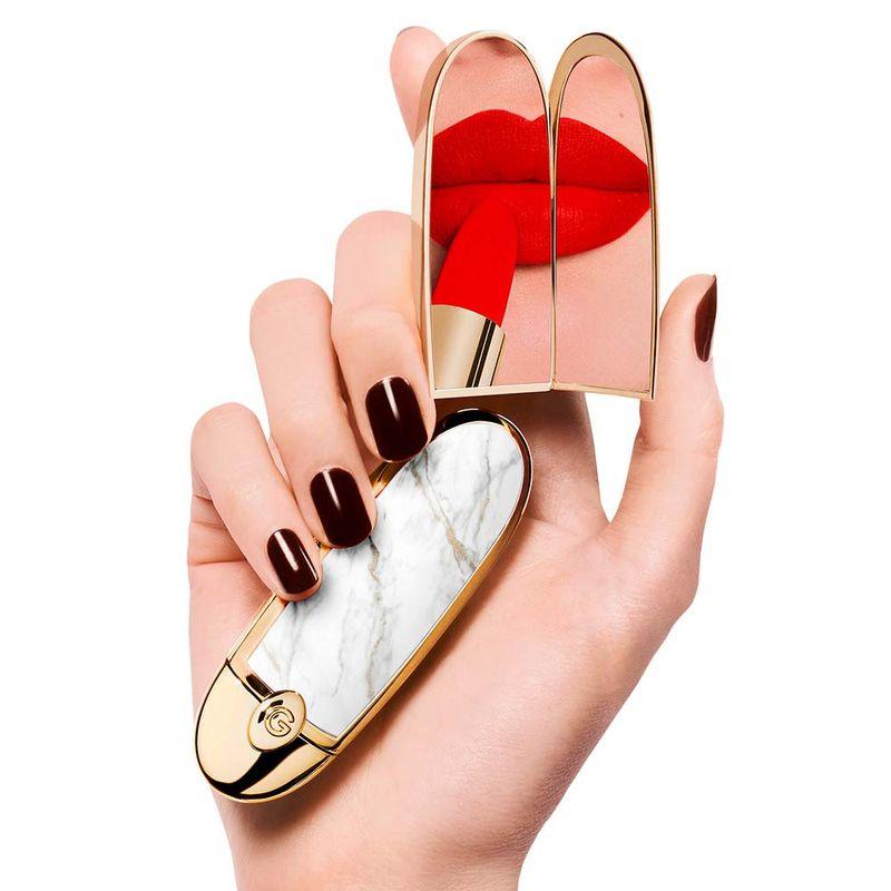 Guerlain Rouge G Le Marbre - Carcasa Bijuterie Pentru Ruj cu Oglinda Dubla