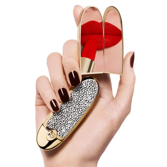 Guerlain Rouge G Le Strass - Carcasa Bijuterie cu Oglinda Dubla Pentru Ruj