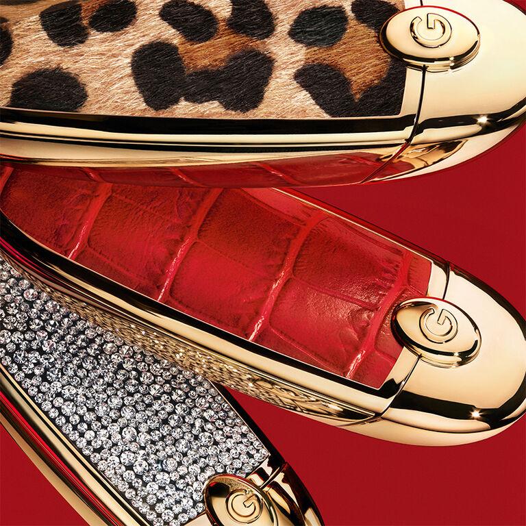 Guerlain Rouge G Le Strass - Carcasa Bijuterie cu Oglinda Dubla Pentru Ruj
