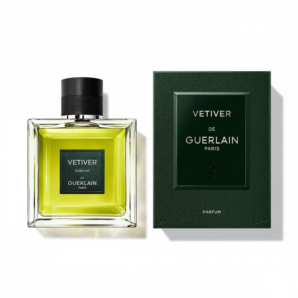 Guerlain Vetiver 100ml - Apa de Parfum Lemnos-Citrica cu Accente Fumurii Pentru Barbati