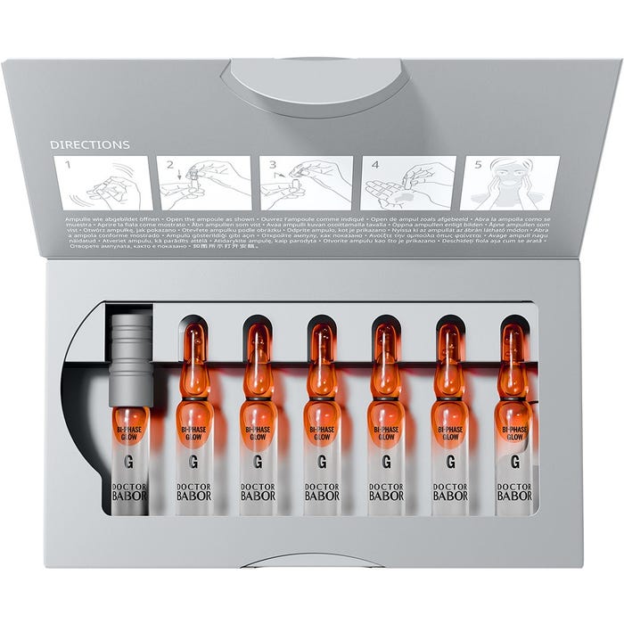 Babor Glow Booster Bi-Phase 7x2ml - Fiole Pentru Stralucire si Luminozitate Instantanee