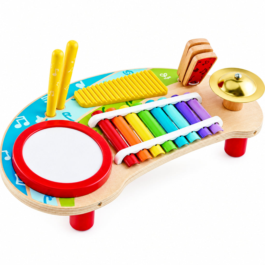 Hape Jucarie Muzicala Mini Band - Set de Instrumente Pentru Copii