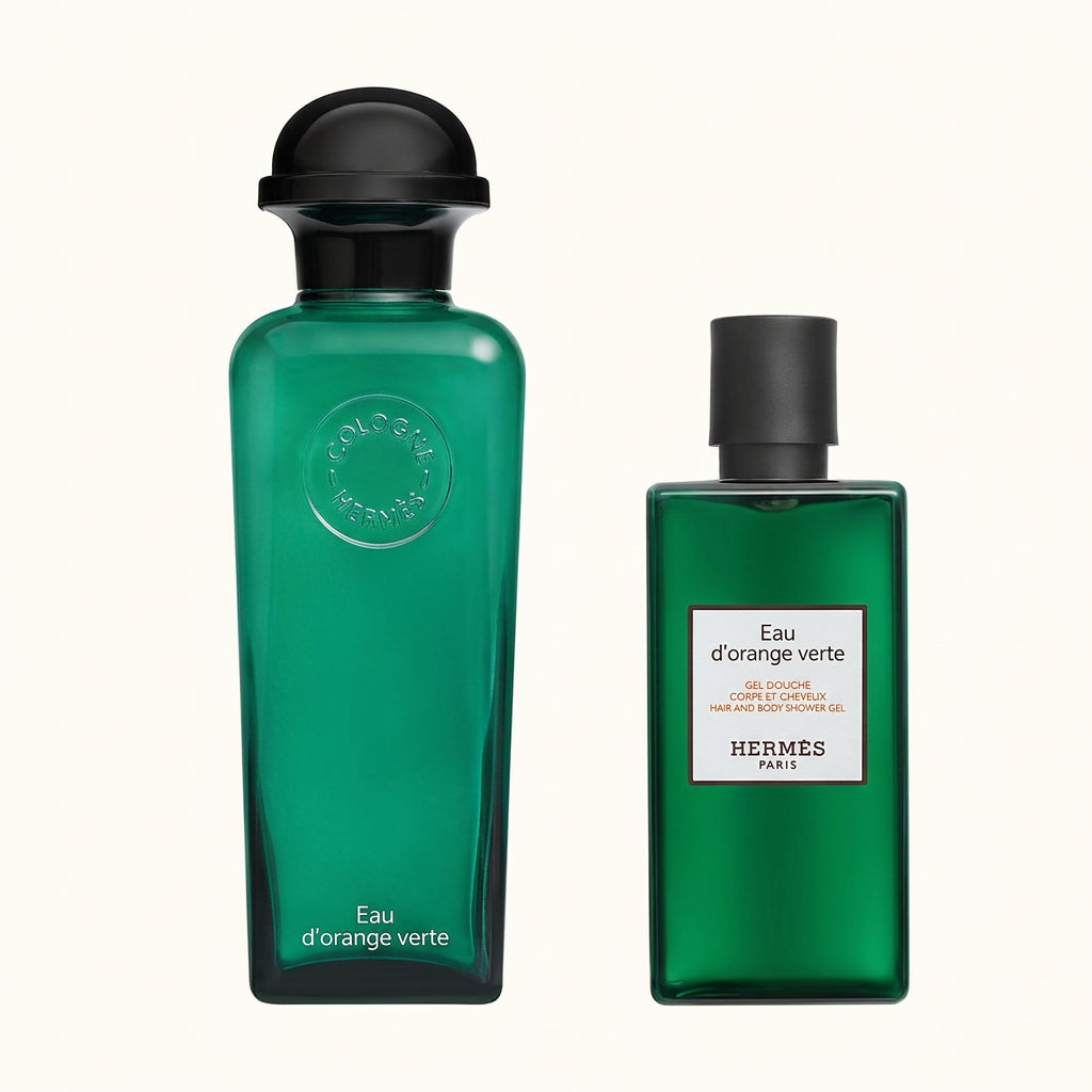 Hermes Eau D'Orange Verte Unisex - Apa de Colonie 100ml si Gel de Dus 80ml