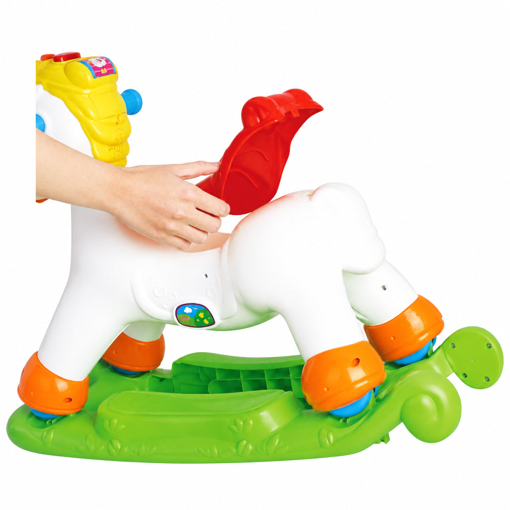 Hola Balansoar Ponei 2in1 - Jucarie cu Sunete si Lumini