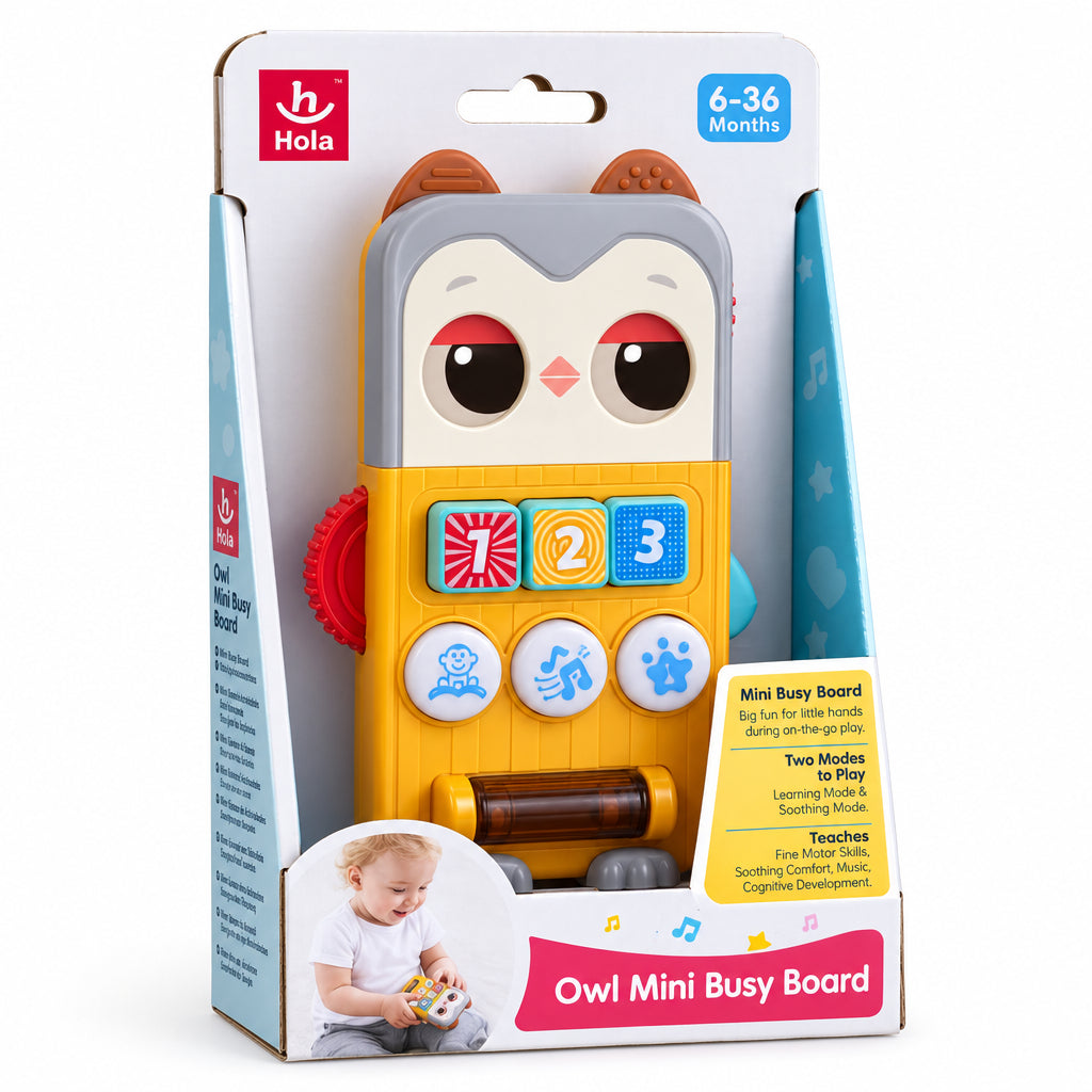 Hola Mini Tablita Educativa - Bufnita cu Muzica si Lumini